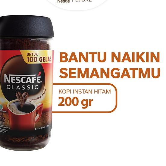 

Trxx4X8j NESCAFE Classic Kopi Instan Kopi Hitam 200g Jar