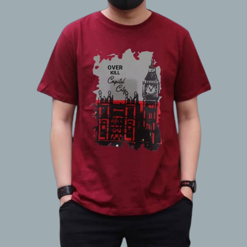 Kaos pria kaos distro baju kaos pria distro kaos oblong atasan pria dewasa lengan pendek bahan katun combed 30s