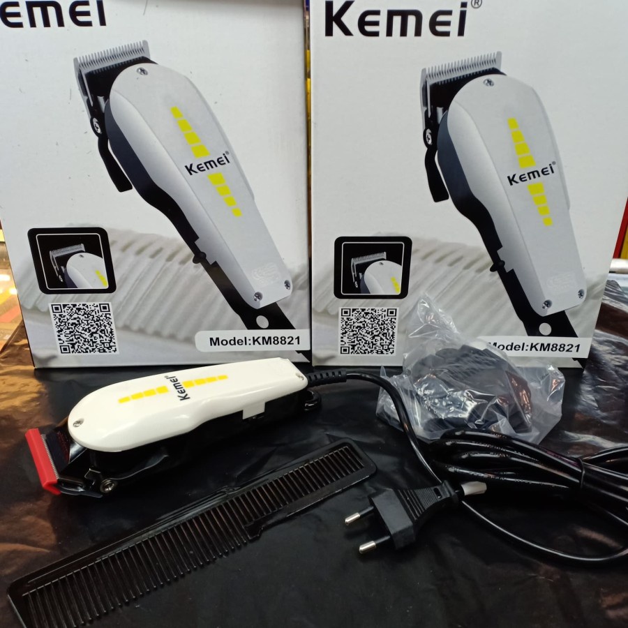 Hair Clipper Kemei KM8821 - Alat Potong Rambut Kemei KM 8821