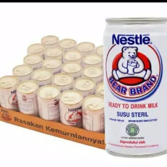 

Nestle bear brand 189ml x 30 pcs susu steril