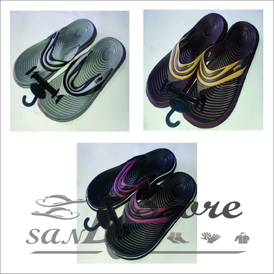 Sandal jepit pria golfer/sandal jepit model santai