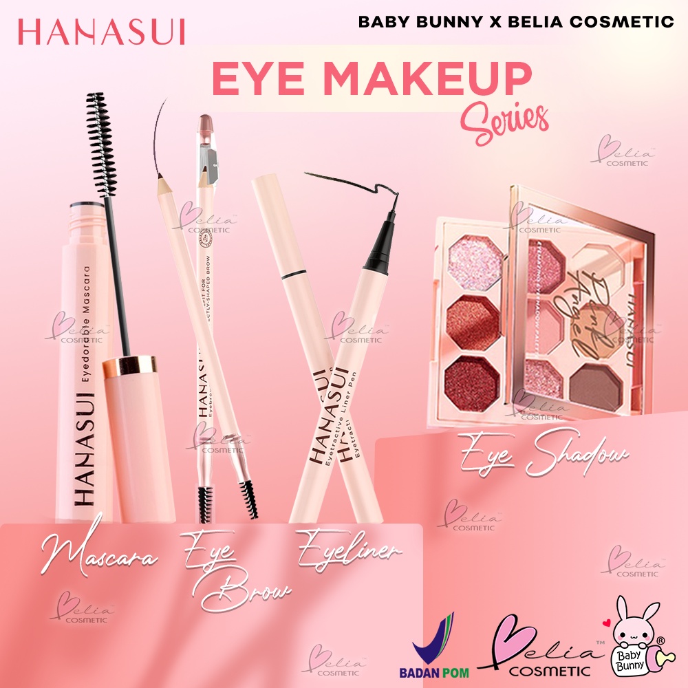 ❤ BELIA ❤ Hanasui Eye Makeup Series | Eyemazing Eyeshadow Palette | Eyebrowtiful Pencil | Eyetractive Liner Pen | Pensil Alis | Palet eyeshadow | BPOM