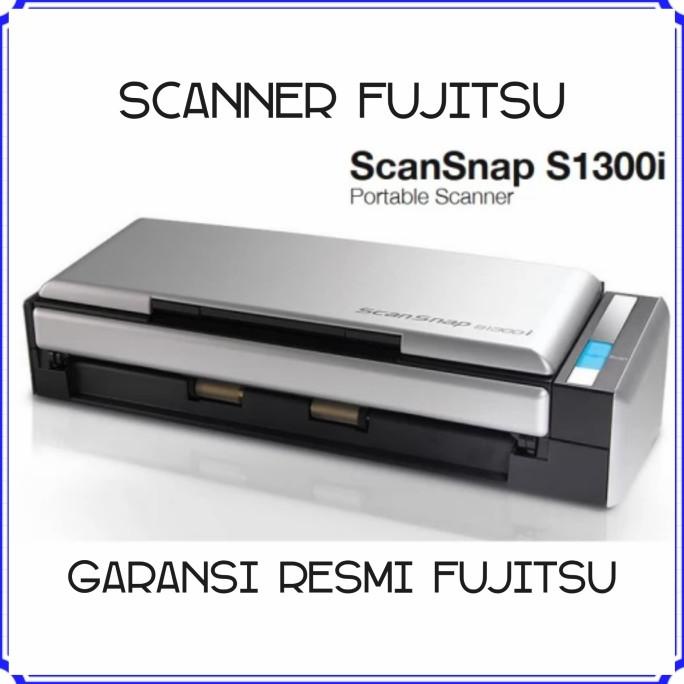 Fujitsu Scansnap S1300i Portable Scanner - Silver