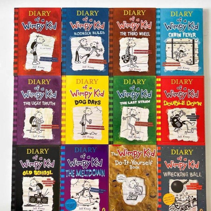 

Terlaris ✨ -diary of a wimpy kid set 16 Buku - 20 buku- 2.1.23