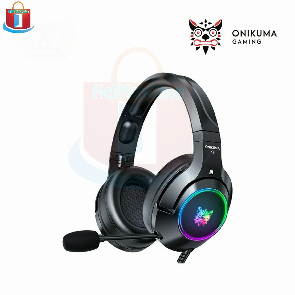 ONIKUMA Headset Game K9 RGB Noise Canceling Gaming Headset With Microphone