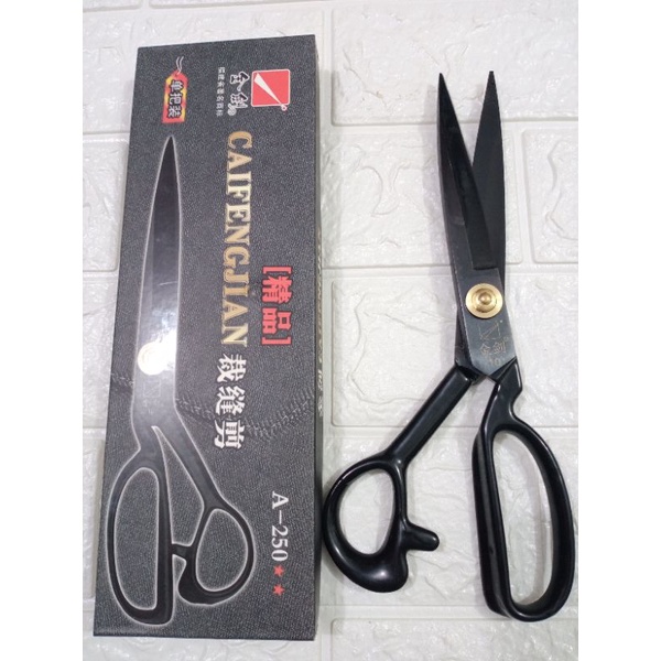 gunting kain besar CAIFENGJIAN 10” / gunting cai feng jian besar tajam / gunting kain premium / gunt