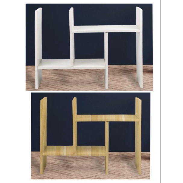 Rak Buku Rakit DIY Minimalist Organizer