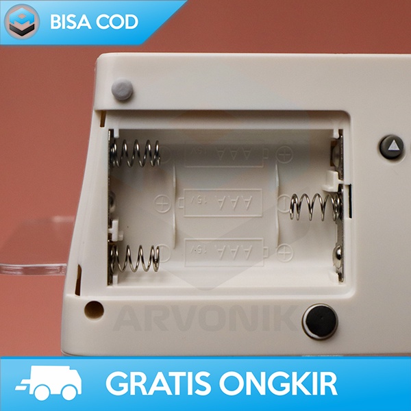 JAM ALARM LCD DISPLAY JAM MULTIFUNGSI DENGAN MEMO BOARD DESAIN MODERN