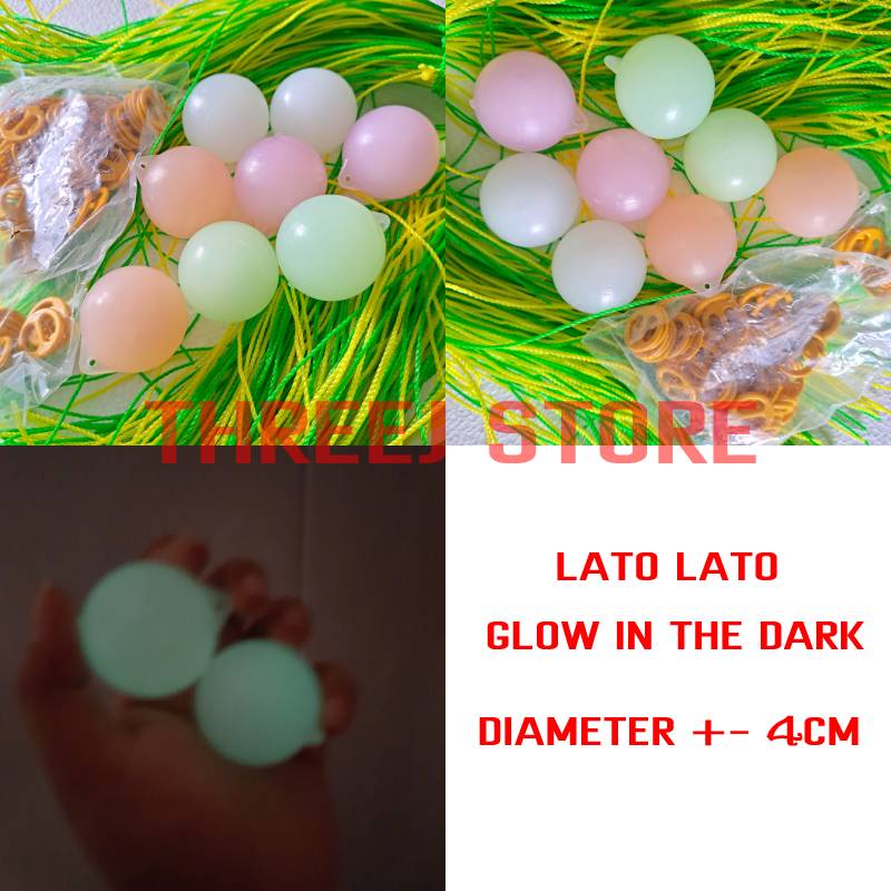 Lato Lato Glow In The Dark Mainan Anak
