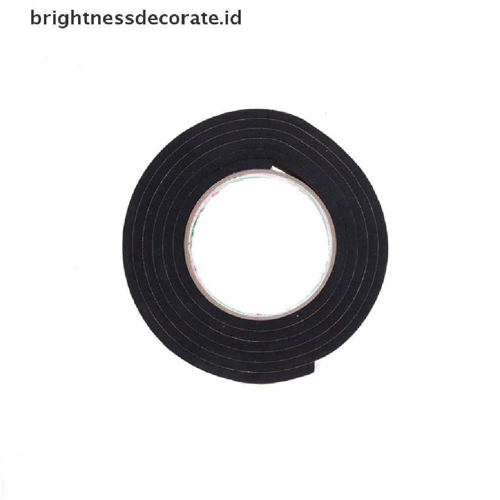 [Birth] 2m Hitam Satu Sisi Self Adhesive Foam Tape Sticker Lebar 20mm x Tebal 5mm [ID]