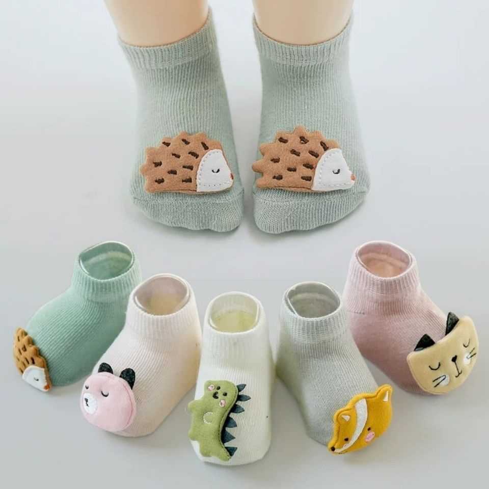 Kaos Kaki Bayi New Born Socks 3D Lucu Anti Slip Import