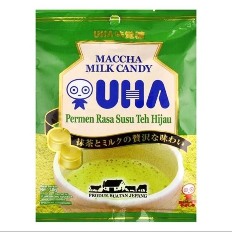 Jual Uha Milk Candy Permen Susu Rasa Matcha Shopee Indonesia