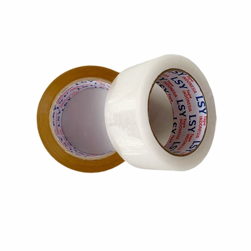 

lakban bening / cokelat 100yard 1 dus isi 48 roll LSY TAPE INDONESIA ( CBM ) RB9