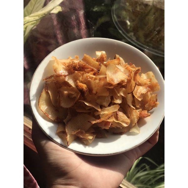 

kripik ubi pedas manis khas galesong
