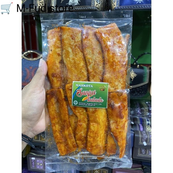 

keripik ubi sambal balado khas aceh cap mahkota