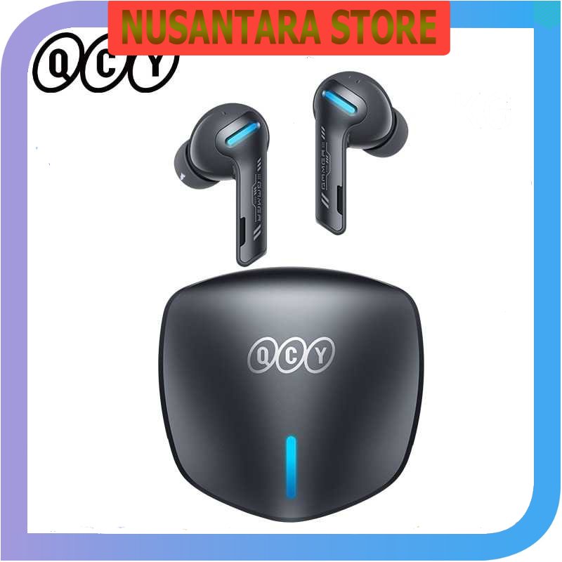 NUSANTARA STORE - QCY TWS Gaming Bluetooth Earphone with Charging Case - QCY-G1