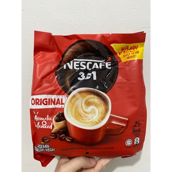 Jual Nescafe In Original Malaysia Stik Kopi Coffee Coffe Premix