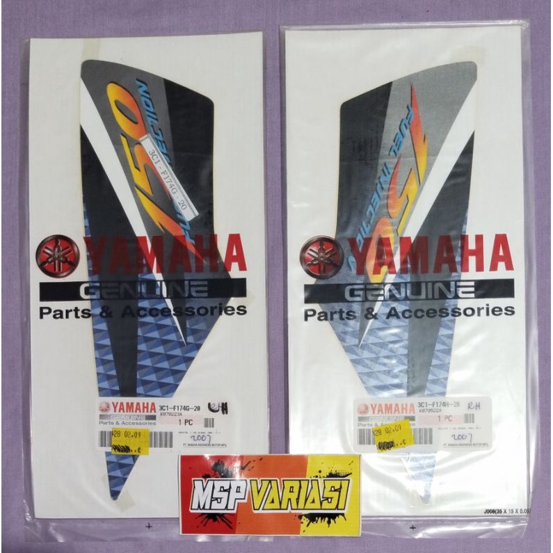 Genuine Part Striping List Stiker Yamaha Vixion Old 2007 BIRU Original Ori asli Yamaha Genuine Part