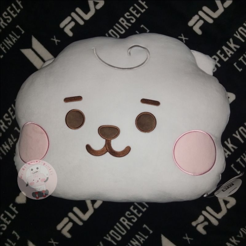 (New/ Baru) Boneka BT21 Basic Baby Face RJ Jumbo Plush Doll Line Friends Seokjin Jin Bukan Preloved