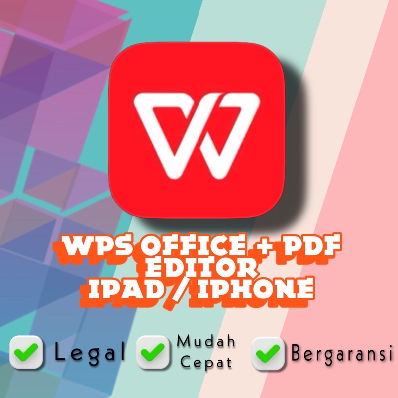 Jual WPS Office + PDF Editor iOS 3 Bulan Shopee Indonesia