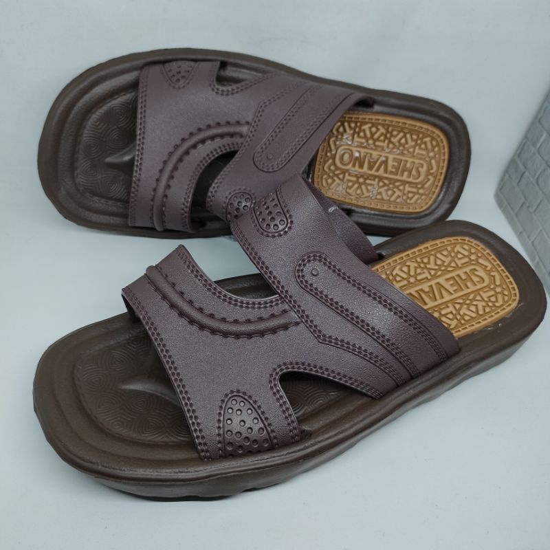 sandal slop pria dewasa sandal skiruble/ shevano