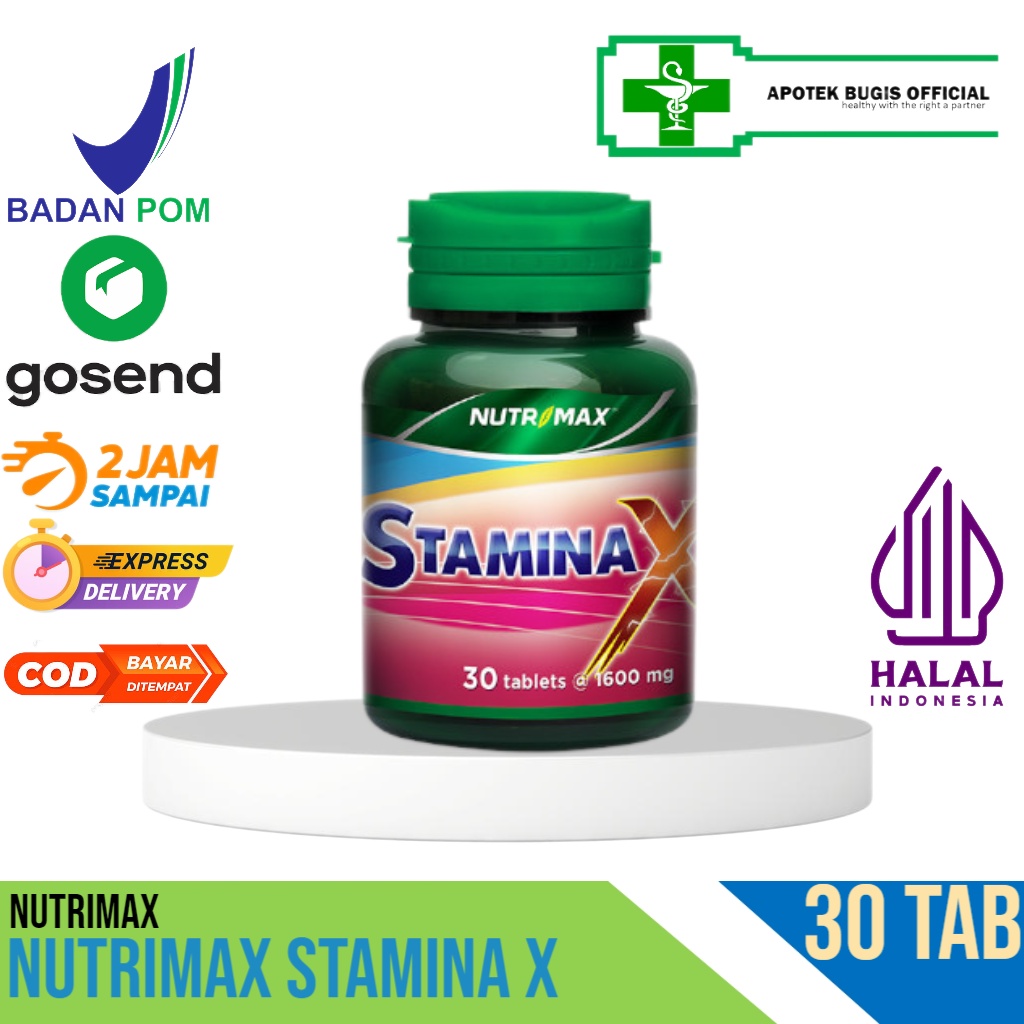 Nutrimax Stamina X 30 Tablet - Obat  Kesuburan Wanita Vitalitas Pria