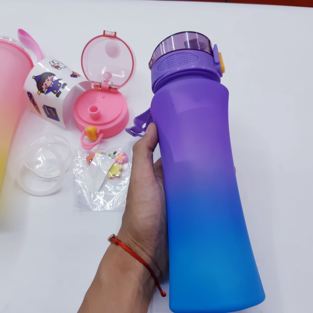 Botol Viral Korea Free Sticker Lucu 2 liter 800 ml