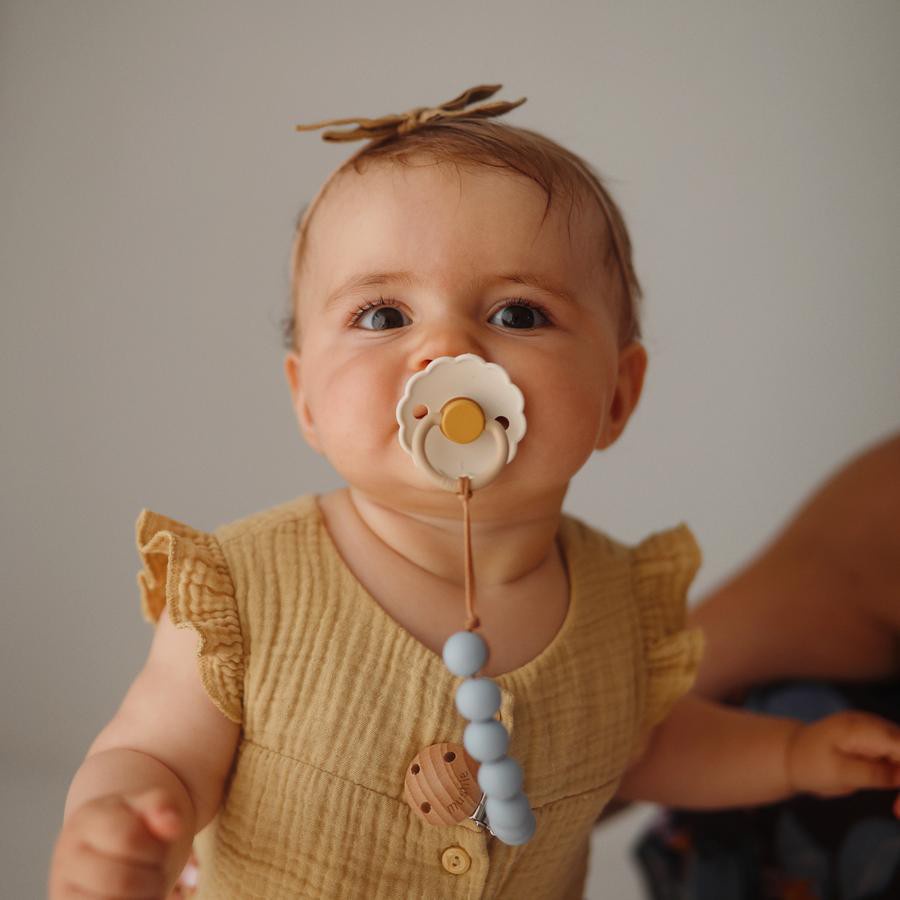 FRIGG Daisy Colorblock Rubber Pacifier