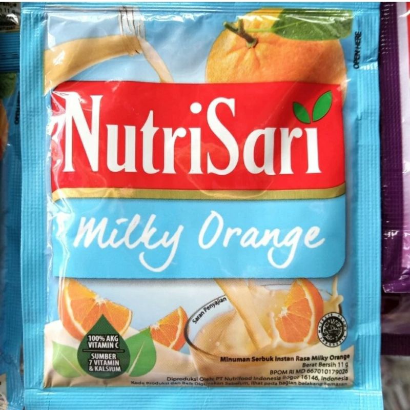 

nutrisari milky orange | nutri sari isi 10 sachet