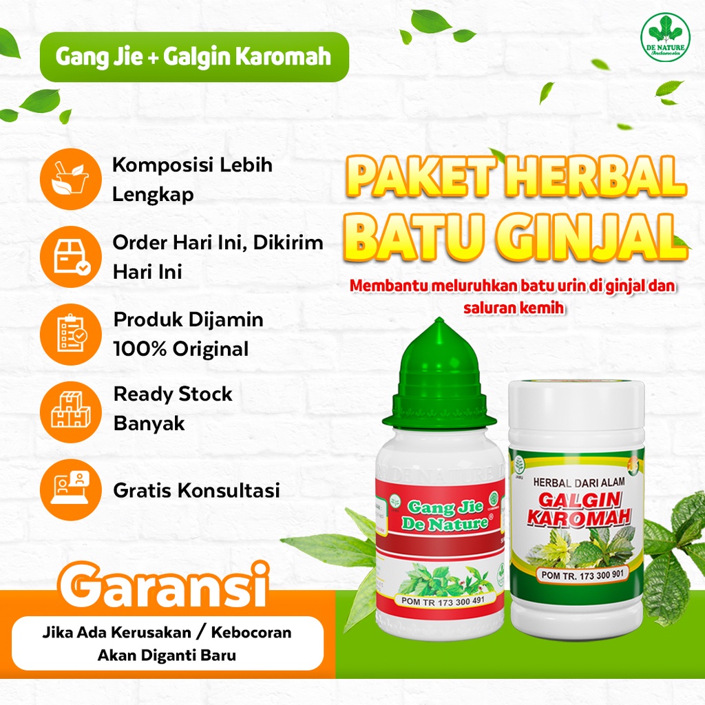 Galgin Gangjie De nature - Obat Ginjal Kronis, Obat Gagal Ginjal, Obat Herbal Ginjal Kotor, Obat Bat