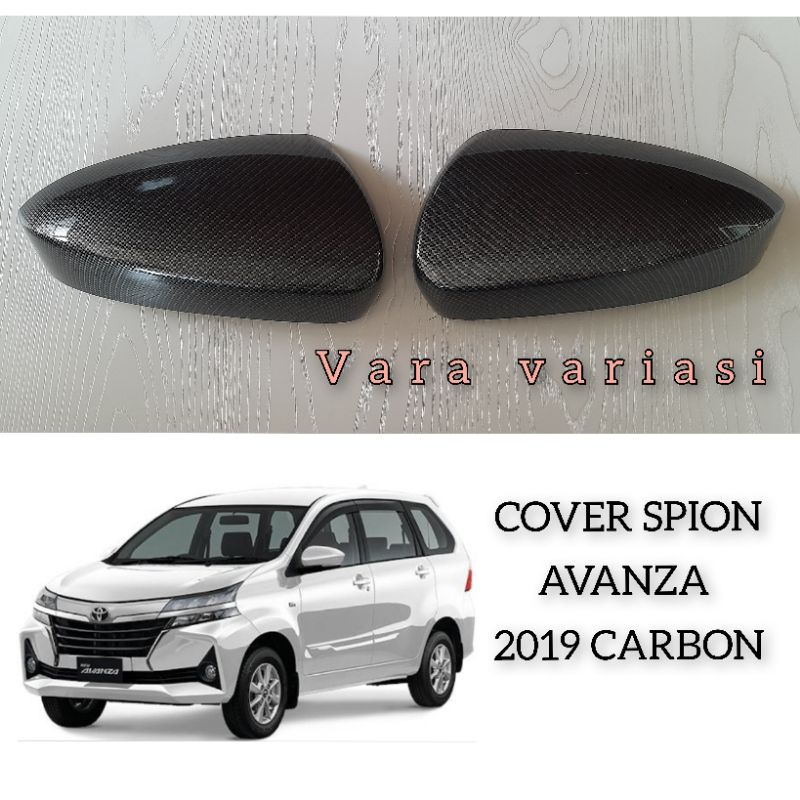 COVER SPION MIRTOR COVER SPION ALL NEW AVANZA 2019 CARBON