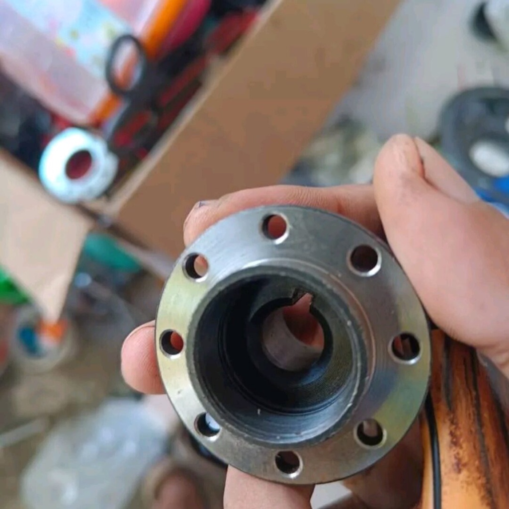 rotor platina kipas Vespa tahun tua / as kecil bajaj super