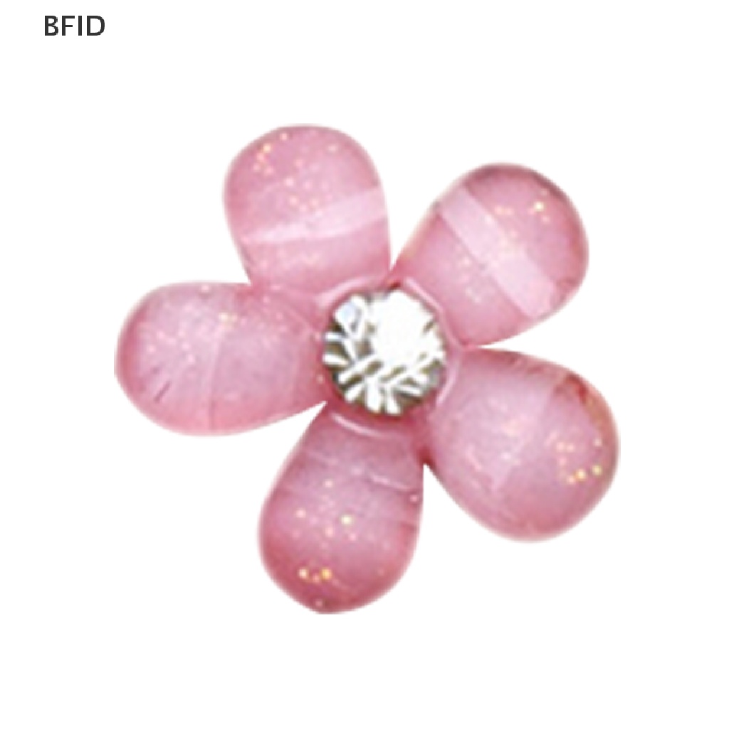 [BFID] Baru DIY 20pcs 10mm resin Bunga flatback Scrapbooking Untuk Telepon/Kerajinan Tangan Pernikahan [ID]