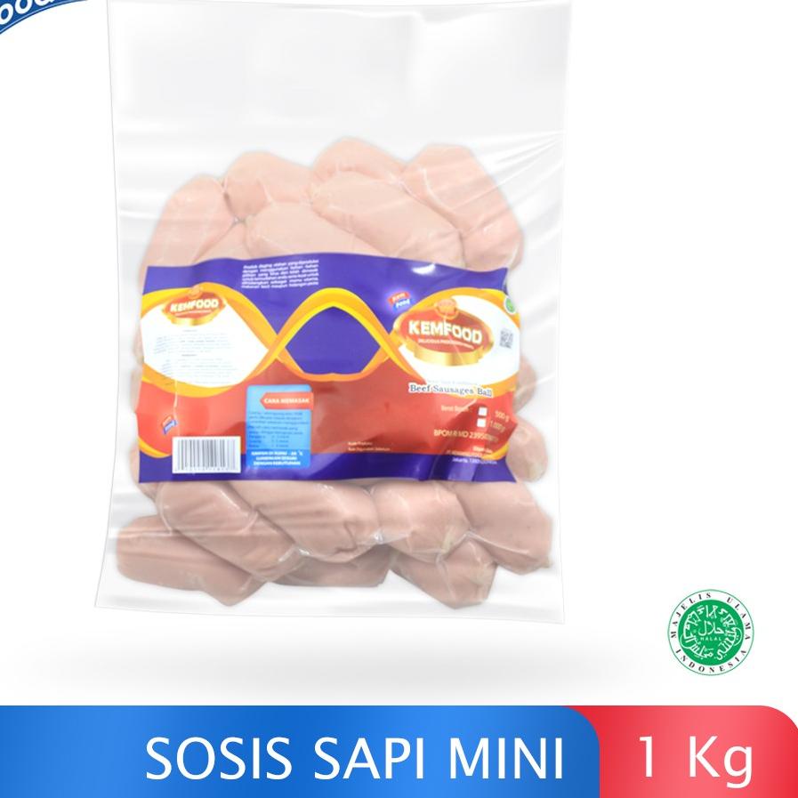 

♤ Kemfood Beef Sausage Ball - Sosis Sapi Mini 1kg ♣