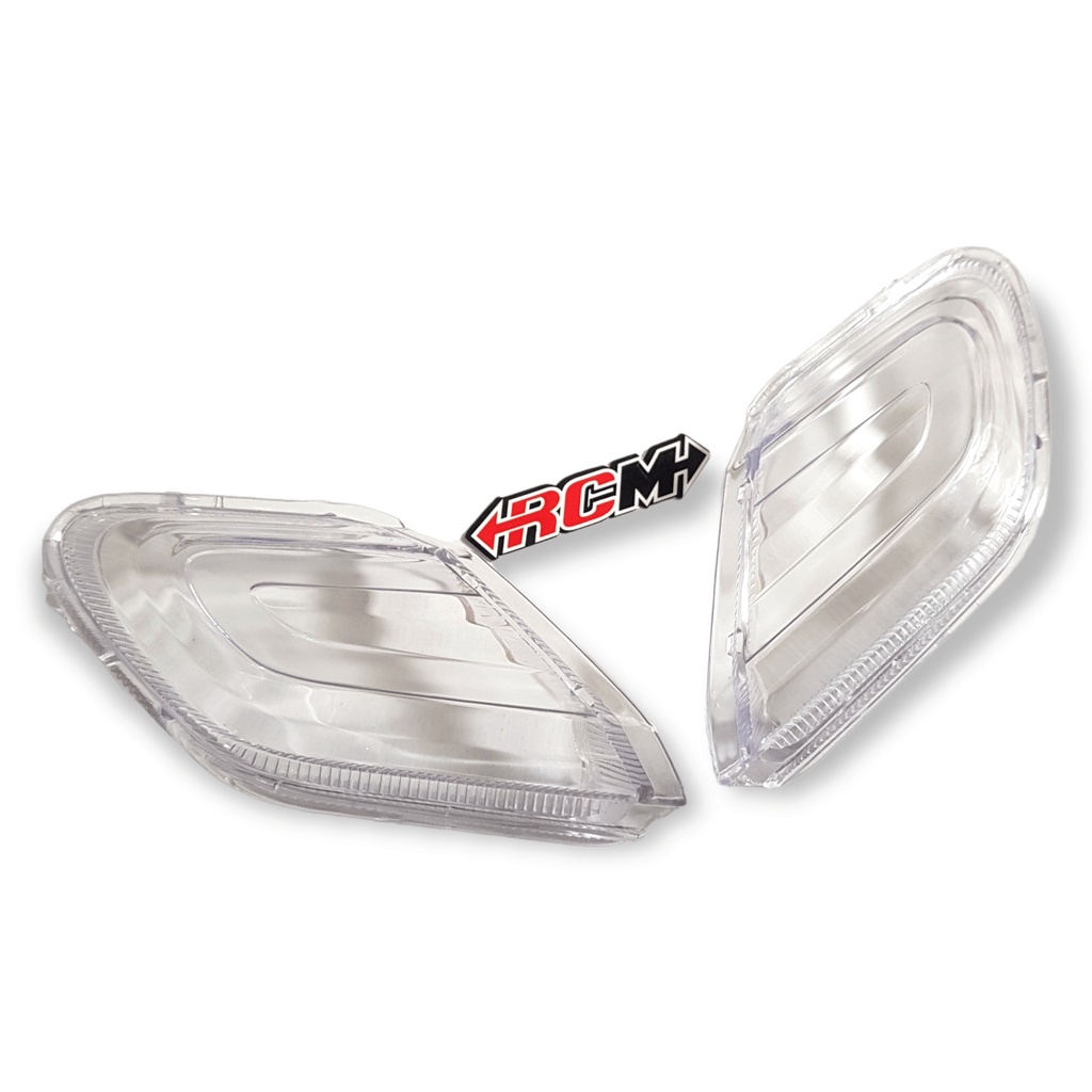 SEPASANG KANAN KIRI MICA MIKA KACA LENSA LAMPU SEN SEIN RETING RETTING RITING BLK BLKG BELAKANG HONDA SCOOPY FI F1 2017 ESP NEW K93 PUTIH WHITE BENING CLEAR BEST QUALITY BAHAN TEBAL JAMINAN KUALITAS