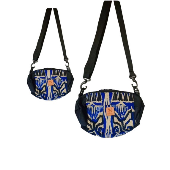 tas selempang / sling bag pria dan wanita etnic motif dayak