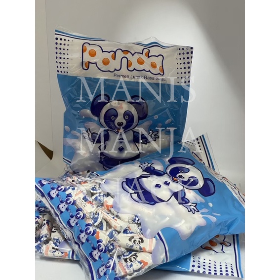 

Permen Lunak Rasa Susu Panda Milk Candy pak / pack / sak BESAR isi 151 pcs x 3.3 gr