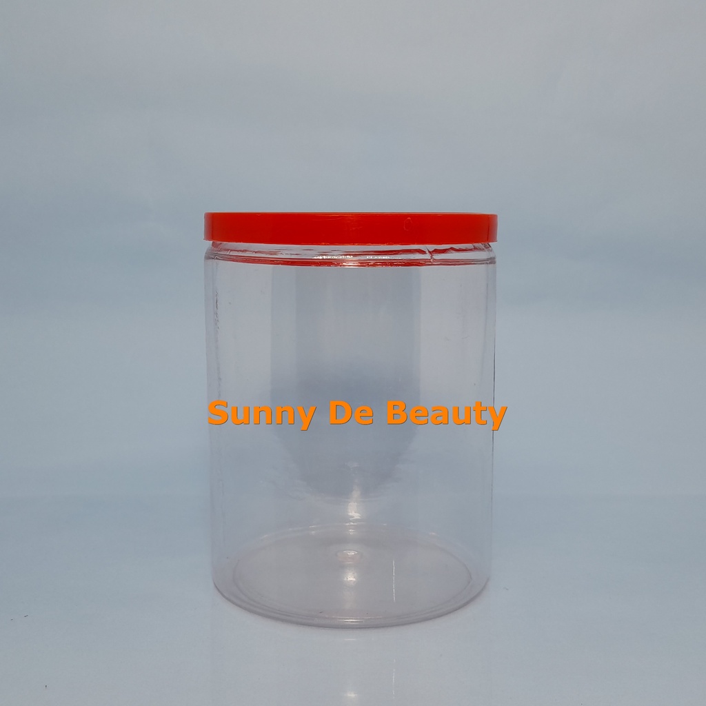Toples Plastik 500 Ml Pet Fox Natural N 80 Tutup Plastik / Toples PET / Toples Tutup Plastik / Tople