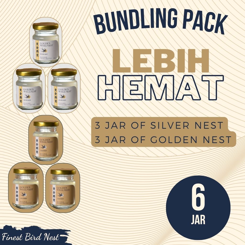 

BUNDLING PACK 6 JAR SARANG BURUNG WALET GOLDEN WELLNEST