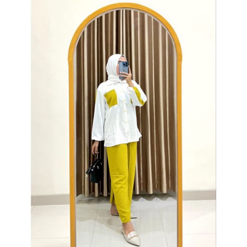 one set ashilla messi crinkle // Alika setelan cringkle air flow