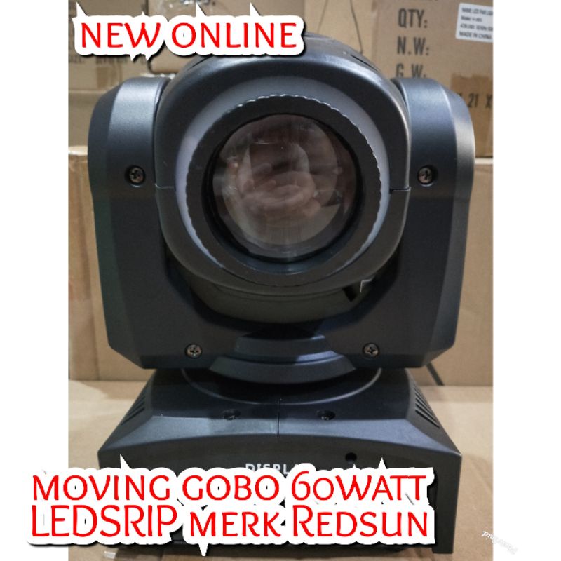 MOVING GOBO 60WATT LEDSRIP MERK REDSUN