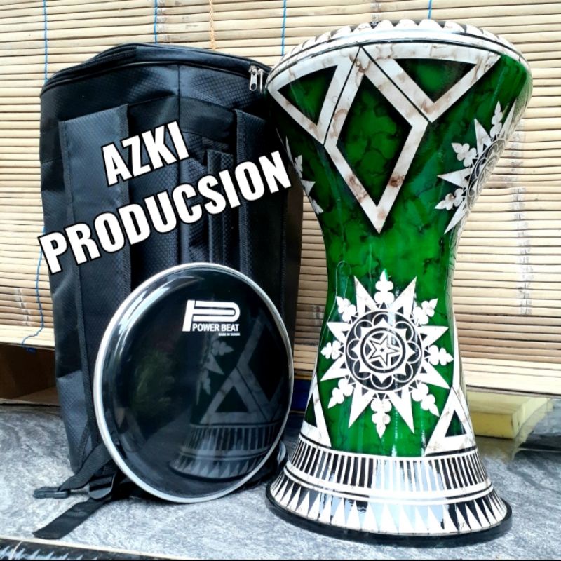 DARBUKA SOMBATY 9INC + TAS MOTIF TERBARU( FREE KUNCI L)⭐⭐⭐⭐⭐