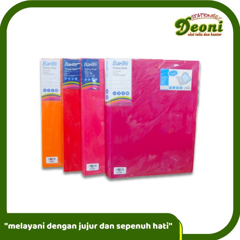 

BANTEX Clear Holder / Display Book 3145 A4 (40 Lembar)