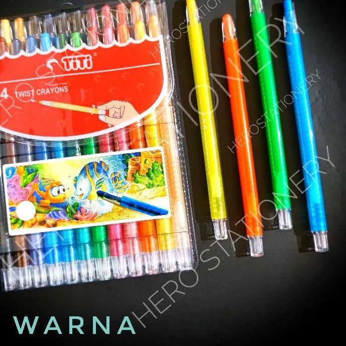 

Terlaris Krayon putar joyko titi original 24 warna TI-CP-24T