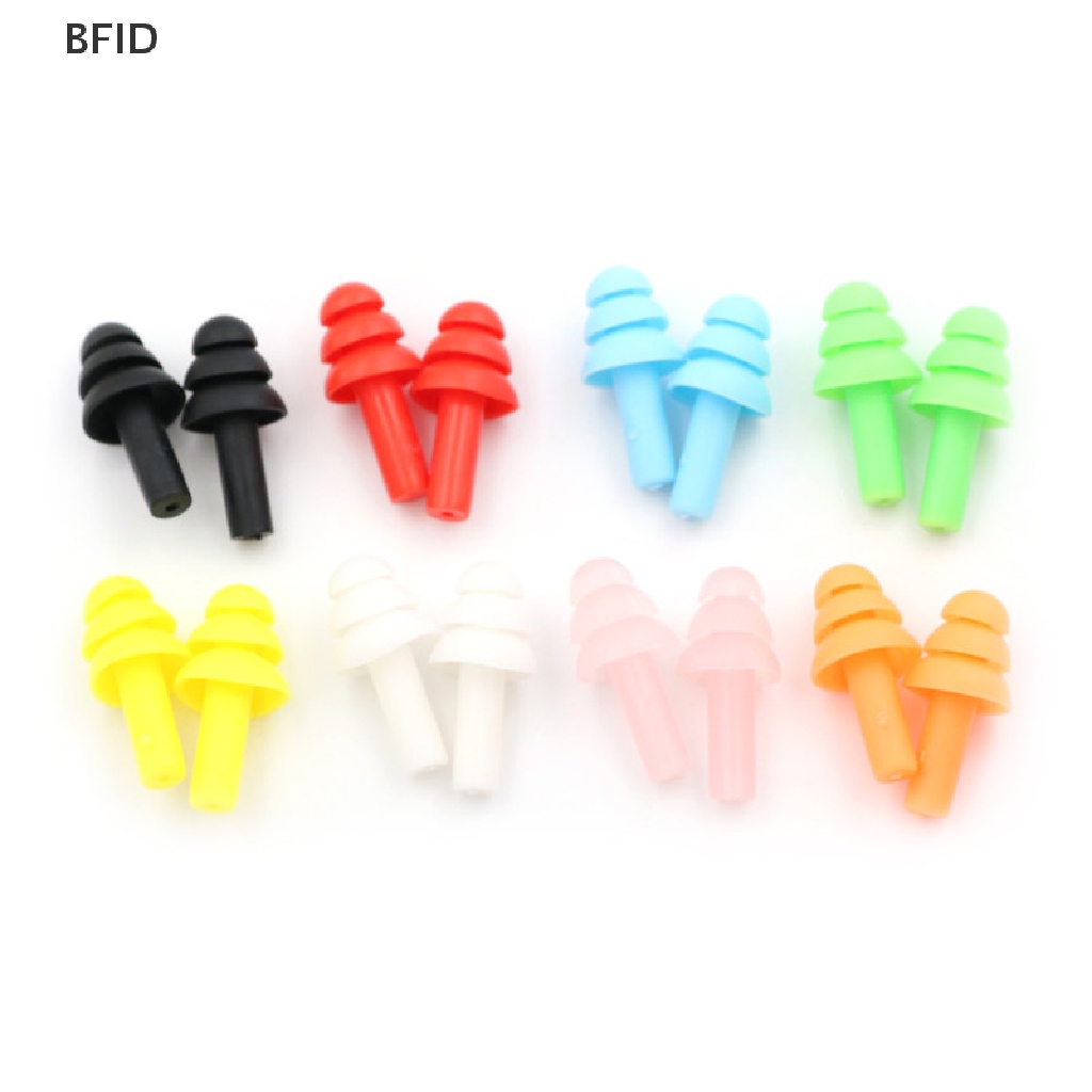 [BFID] 20pcs Penyumbat Telinga Silikon Anti Bising Earplug Nyaman Untuk Tidur Belajar [ID]