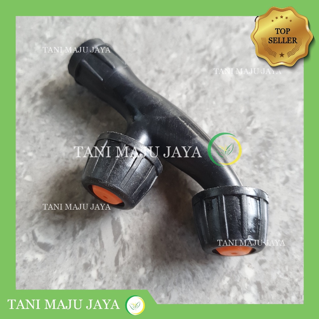 Spuyer Nozzle Nozel 2 Cabang Lurus Drat Dalam Kepala Sprayer