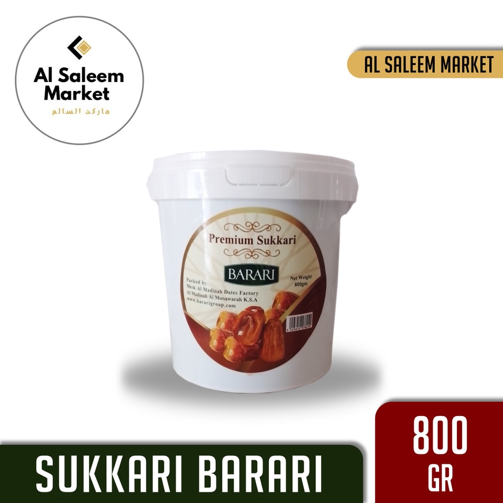 Kurma Sukkari Premium Ember Barari 800gr | Buah Korma Sukari