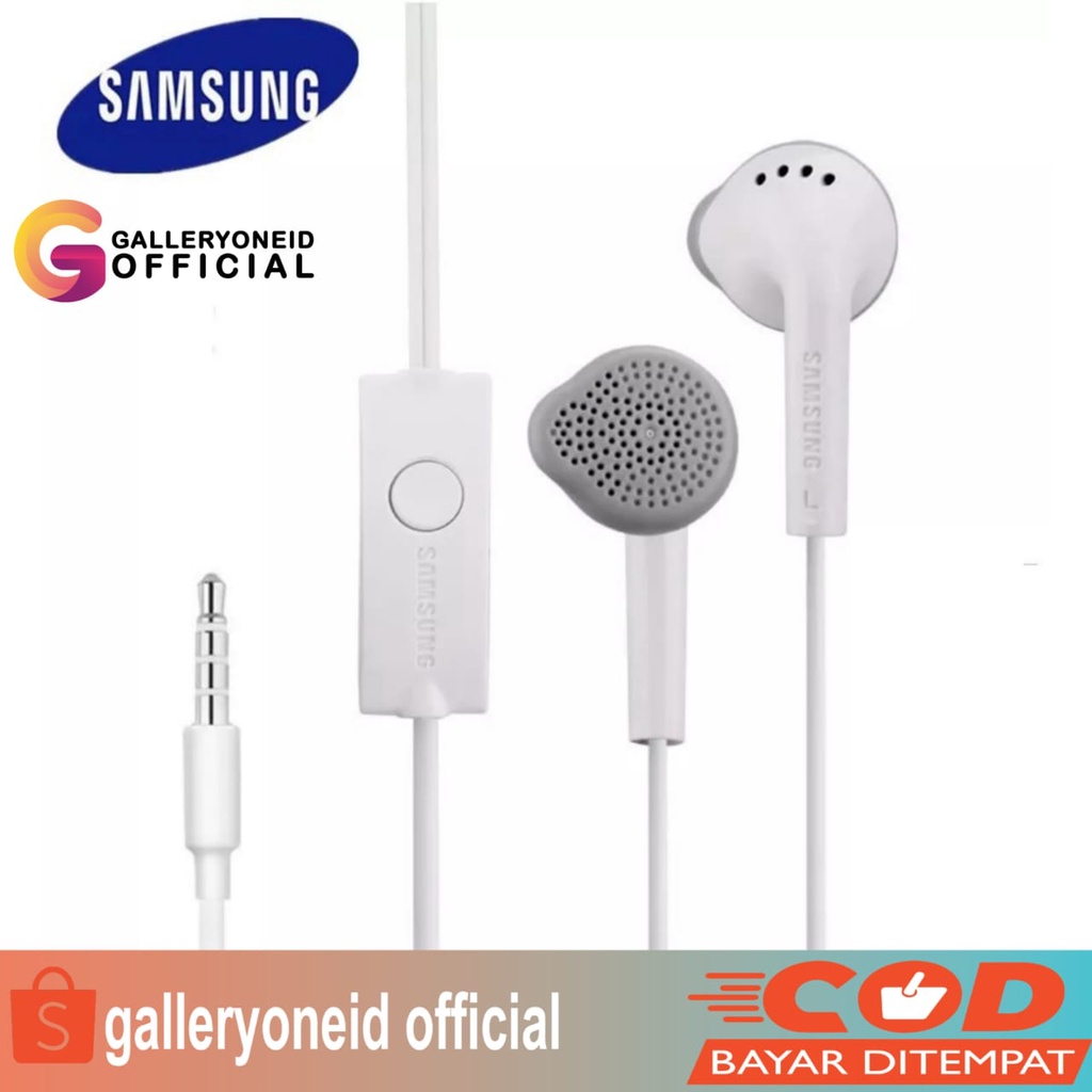 Samsung S5830 Earphone Handsfree Jack 3.5MM Earbud Microfone Super Bass Aksesoris Handphone Hp GALLERYONE gallery one