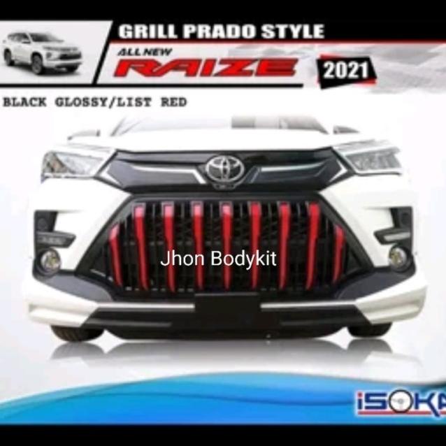GRILL TOYOTA RAIZE APOLLO PRADO GRILL RAIZE MODEL APOLLO PLASTIK