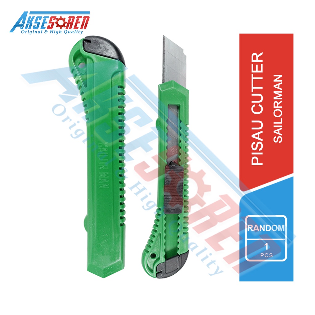 

Cutter Besar SailorMan / Pisau Cuter Alat Potong Super Tajam Premium
